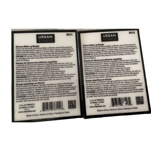 Bundle Of 2 Urban Studio Silicone Make Up Blenders - Picture 2 of 2